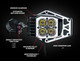 Polaris General Baja Designs Nighthawk LED Side Mirrors by Assault Industries